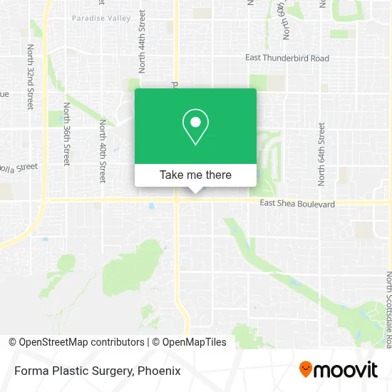 Forma Plastic Surgery map