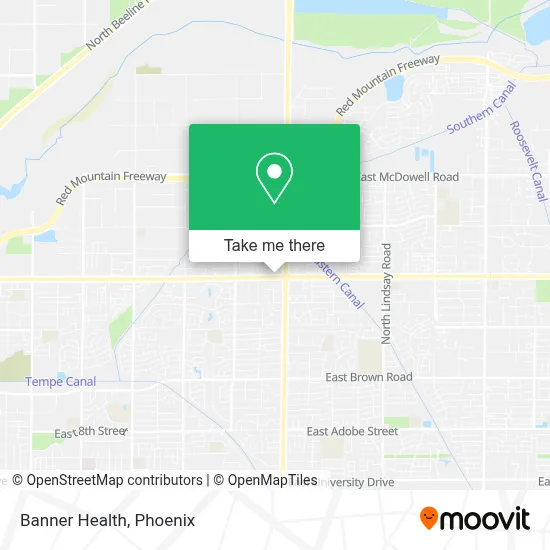 Banner Health map