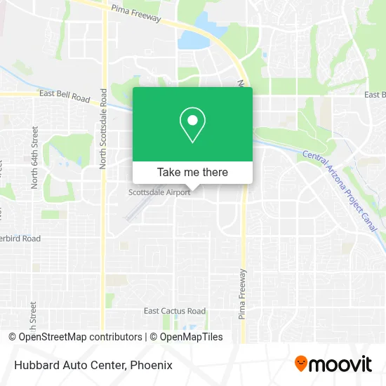 Hubbard Auto Center map