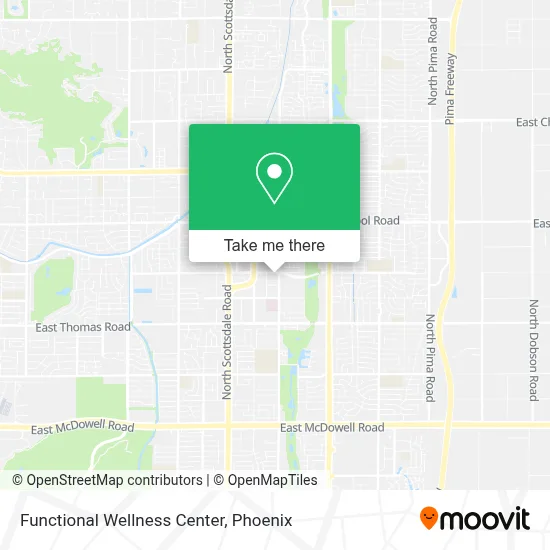 Functional Wellness Center map