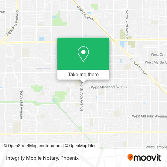 Integrity Mobile Notary map
