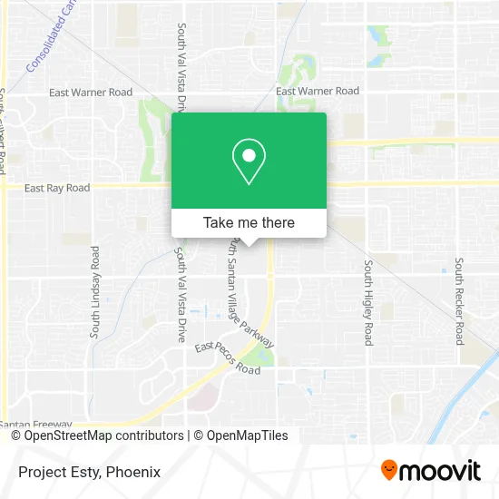 Project Esty map