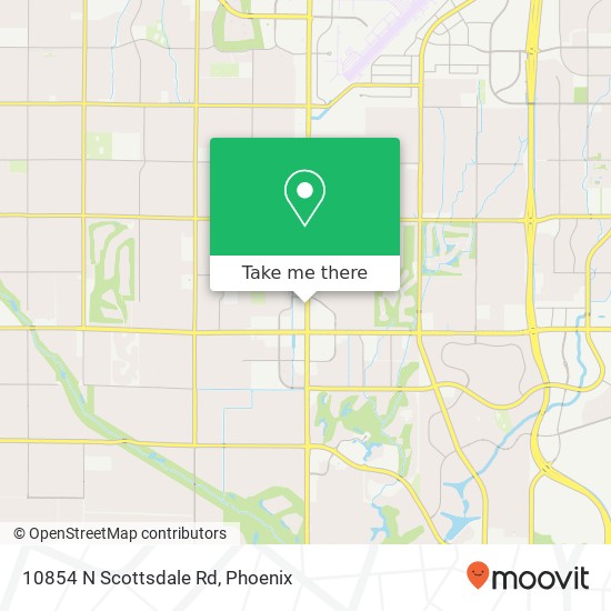 10854 N Scottsdale Rd map