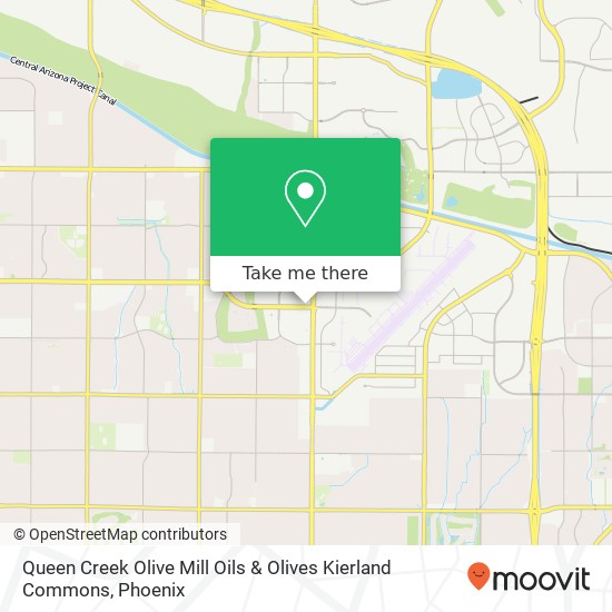 Queen Creek Olive Mill Oils & Olives Kierland Commons map