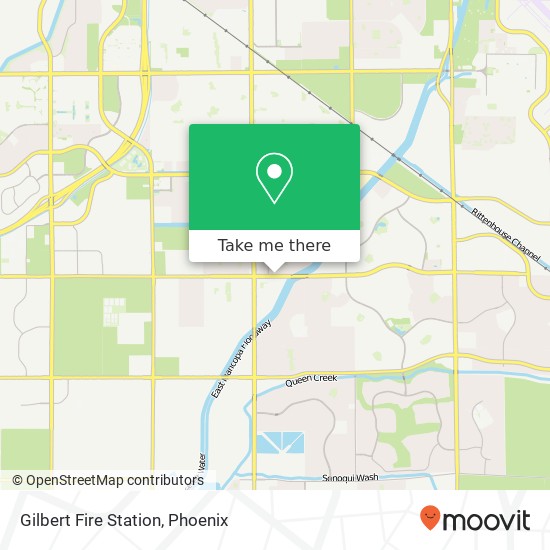 Gilbert Fire Station map