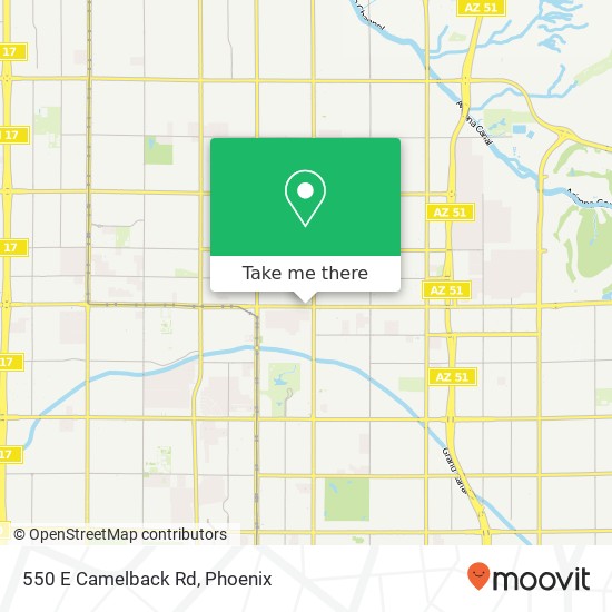 550 E Camelback Rd map