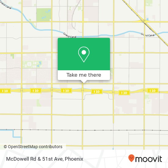 Mapa de McDowell Rd & 51st Ave