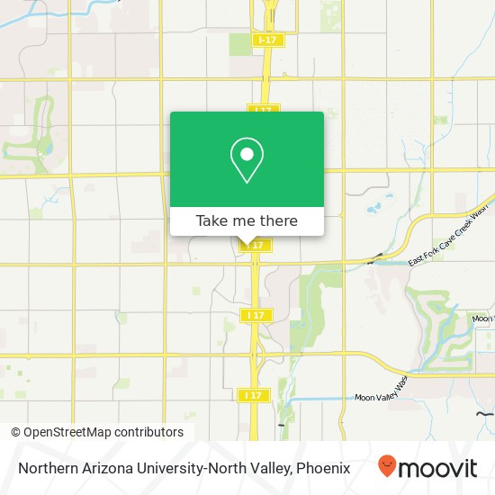Northern Arizona University-North Valley map