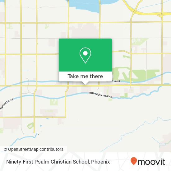 Ninety-First Psalm Christian School map