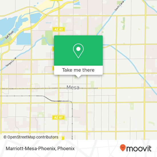 Marriott-Mesa-Phoenix map