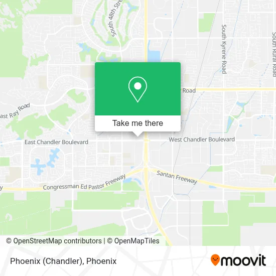 Phoenix (Chandler) map