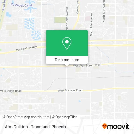Atm Quiktrip - Transfund map
