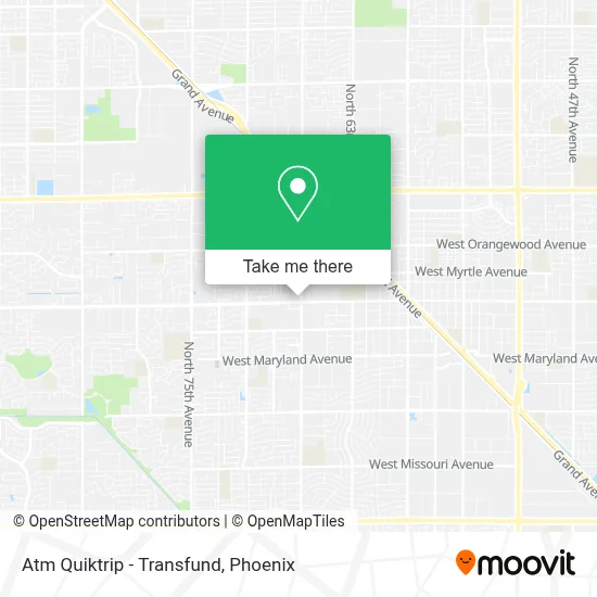 Atm Quiktrip - Transfund map