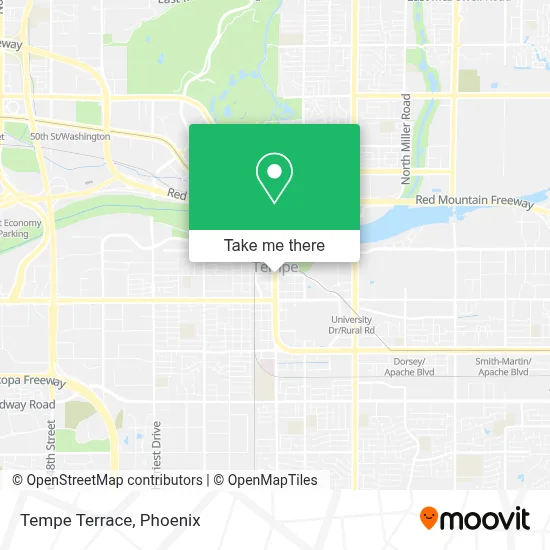 Tempe Terrace map