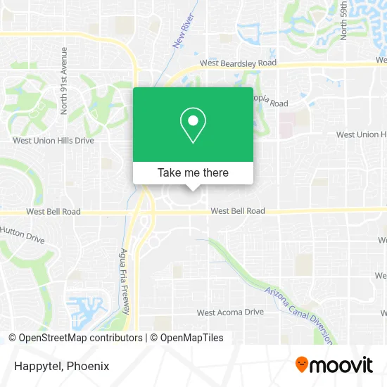 Happytel map