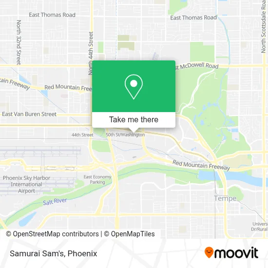 Samurai Sam's map