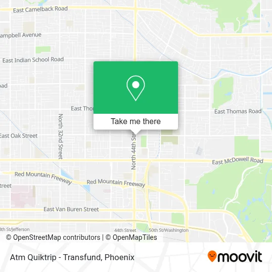 Atm Quiktrip - Transfund map