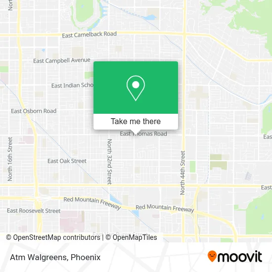 Atm Walgreens map