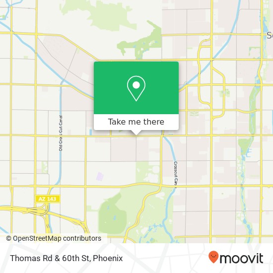 Thomas Rd & 60th St map