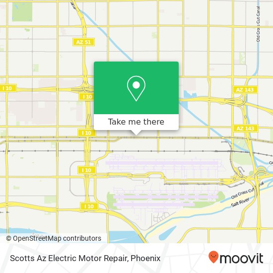 Scotts Az Electric Motor Repair map