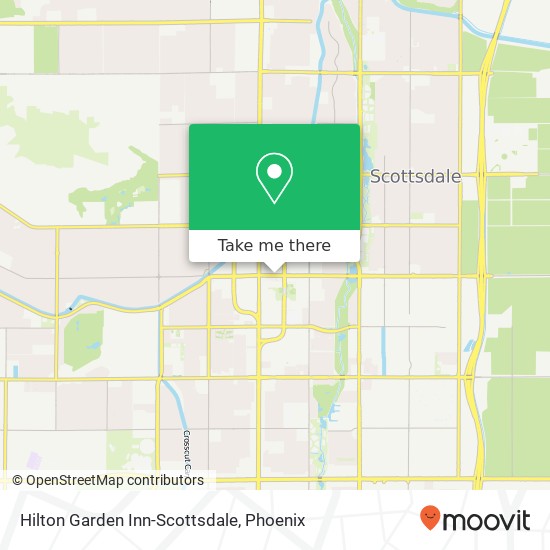 Hilton Garden Inn-Scottsdale map