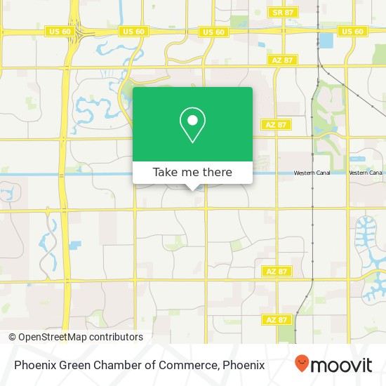 Mapa de Phoenix Green Chamber of Commerce