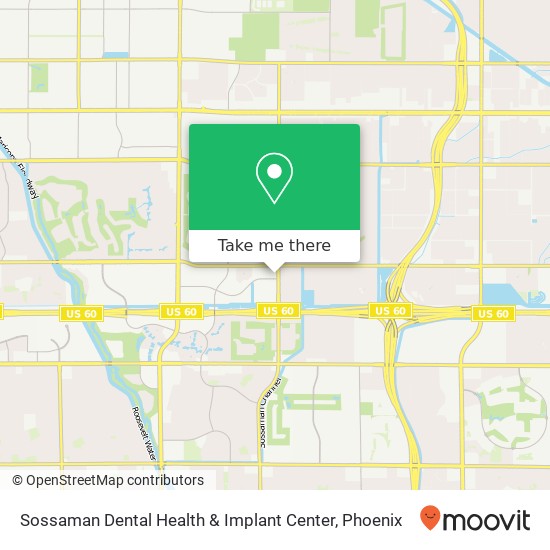 Mapa de Sossaman Dental Health & Implant Center