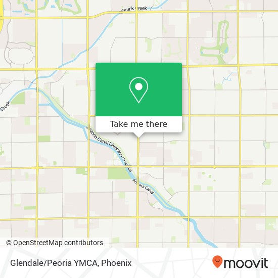 Glendale/Peoria YMCA map