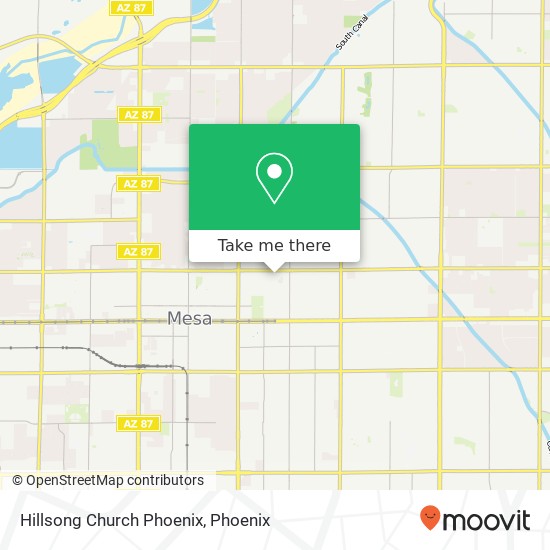 Hillsong Church Phoenix map