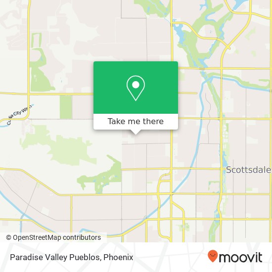 Paradise Valley Pueblos map