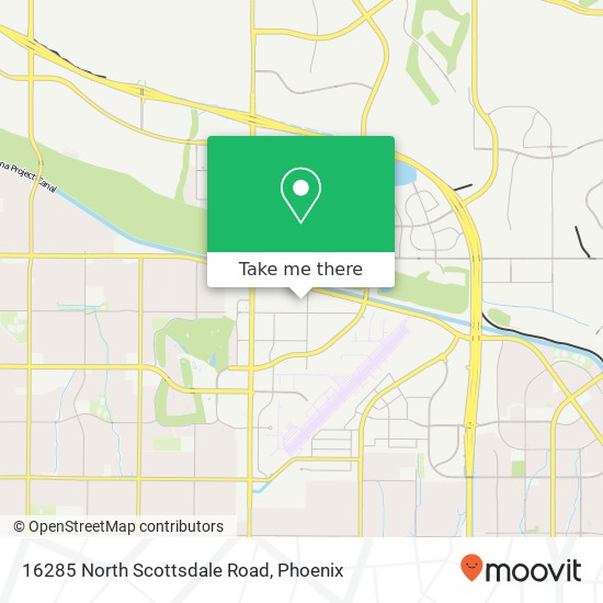 Mapa de 16285 North Scottsdale Road