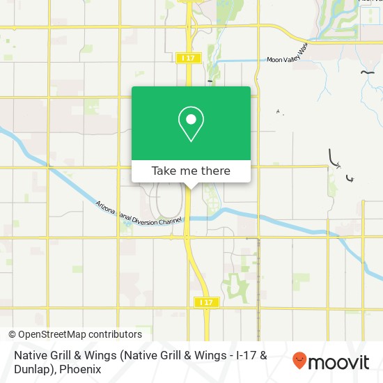 Native Grill & Wings (Native Grill & Wings - I-17 & Dunlap) map