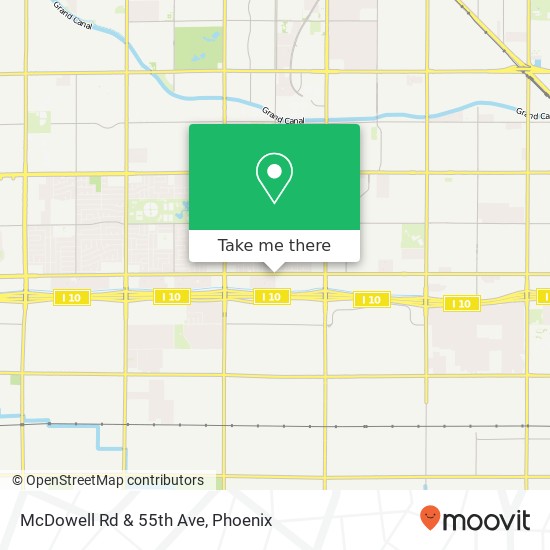 McDowell Rd & 55th Ave map