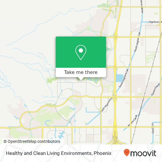 Mapa de Healthy and Clean Living Environments