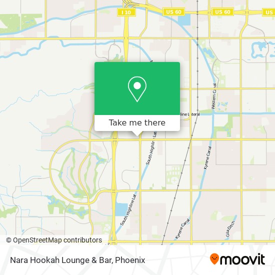 Mapa de Nara Hookah Lounge & Bar
