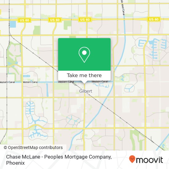 Mapa de Chase McLane - Peoples Mortgage Company