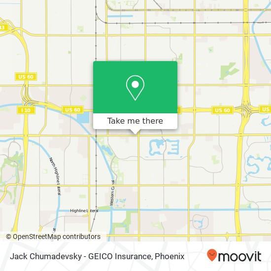 Jack Chumadevsky - GEICO Insurance map