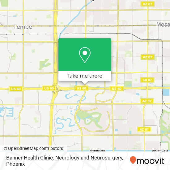 Mapa de Banner Health Clinic: Neurology and Neurosurgery