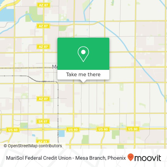 MariSol Federal Credit Union - Mesa Branch map