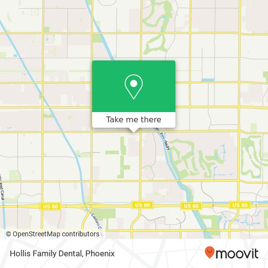 Mapa de Hollis Family Dental