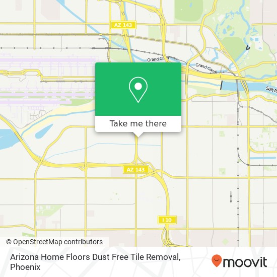 Arizona Home Floors Dust Free Tile Removal map