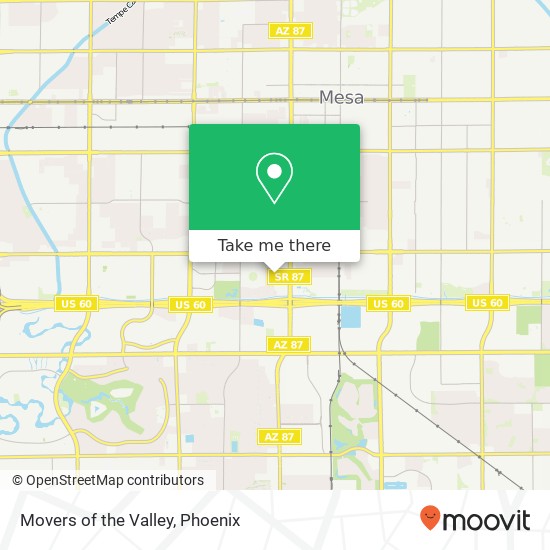 Movers of the Valley map