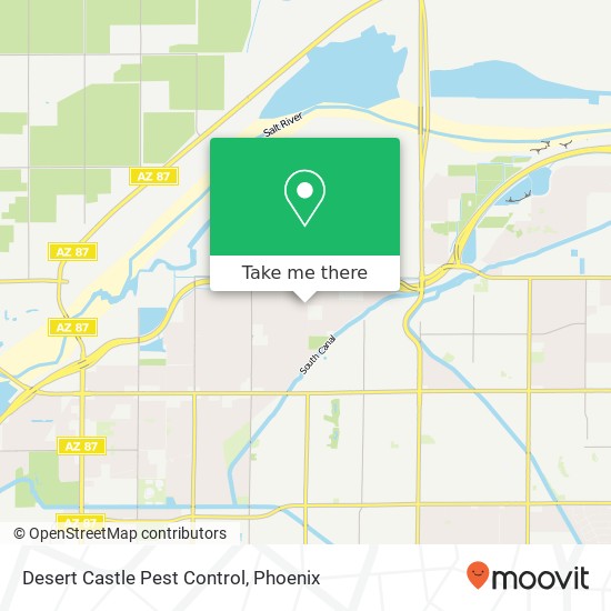Desert Castle Pest Control map