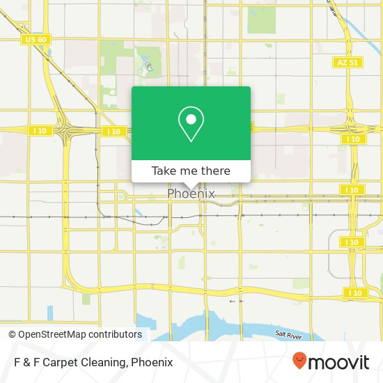 F & F Carpet Cleaning map