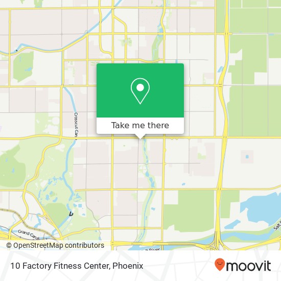 Mapa de 10 Factory Fitness Center