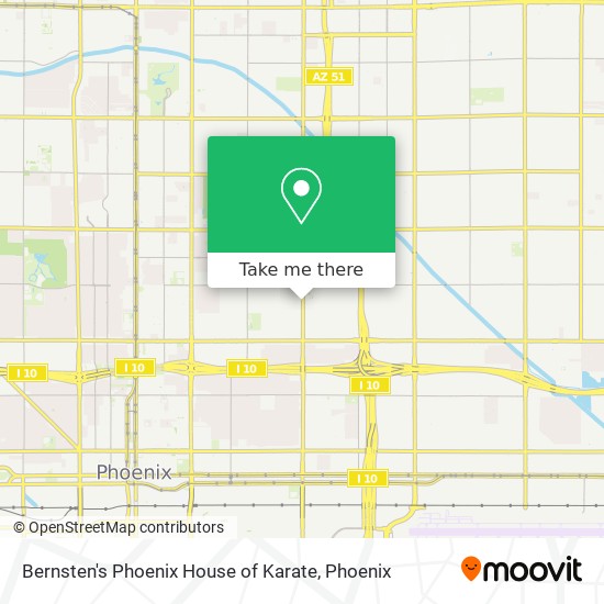 Mapa de Bernsten's Phoenix House of Karate