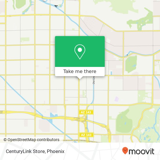 CenturyLink Store map