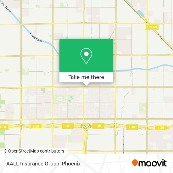 AALL Insurance Group map