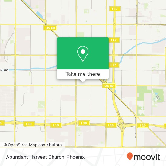 Mapa de Abundant Harvest Church