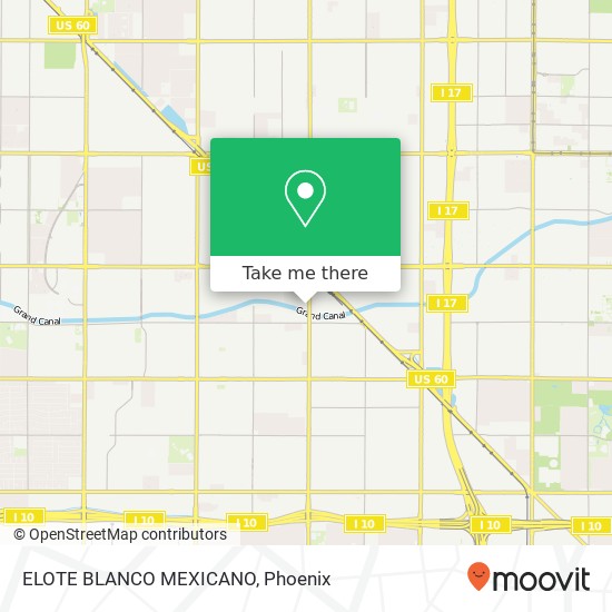 ELOTE BLANCO MEXICANO map